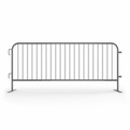 Angry Bull Barricades Interlocking Grey Barricade, Removable Flat Feet, 8.5 ft. AC-HDX85-FL-GY